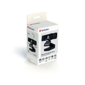 VERBATIM AWC-03 ULTRA HD 4K AUTOFOCUS WEBCAM WITH DUAL MICROPHONE