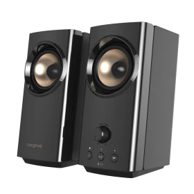 Creative T60 2.0 Compact Hi-Fi Desktop Speakers with Clear Dialog Audio