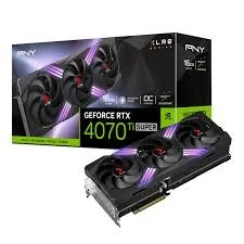 PNY GeForce RTX 4070 Ti SUPER 16GB TF RGB OC VGA Card - Overclocked Triple‑Fan RGB Edition