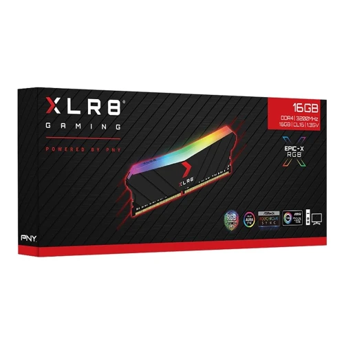 PNY XLR8 16GB DDR4 3200MHz Desktop RAM with RGB