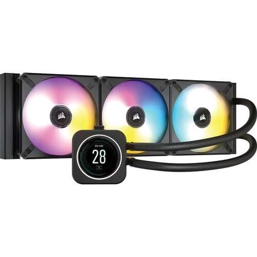 CORSAIR iCUE H150i ELITE LCD Display Liquid CPU Cooler