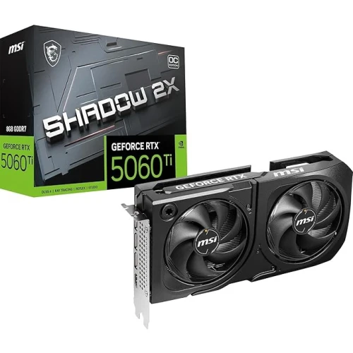 MSI GeForce RTX 5060 Ti 8G Shadow 2X Plus 8GB GDDR7 Graphics Card