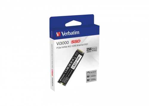 Verbatim Vi3000 PCIe NVMe™ M.2 SSD 256GB