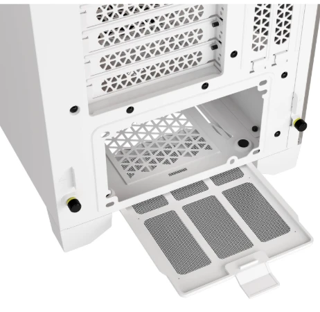 Corsair iCUE 4000D RGB Airflow Tempered Glass Mid-Tower ATX Gaming Case - White (CC-9011241-WW)