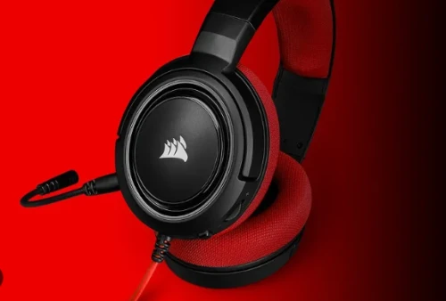 CORSAIR HS35 Red Gaming Headphone CA-9011195-AP