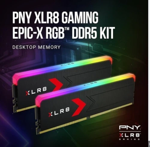 RAM PNY 32GB (16×2)GB XLR8 DDR5 6000MHz Desktop, RGB