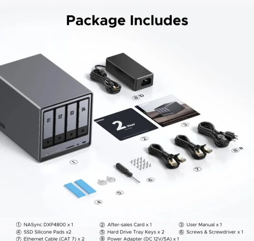 UGREEN NASync DXP4800 4‑Bay NAS Storage System