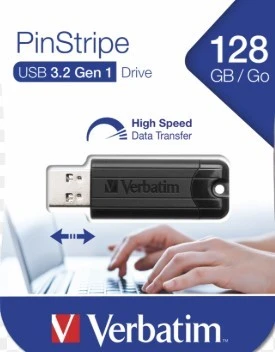 VERBATIM USB 3.2 Gen-1 Flash Drive 128GB (Model: 49319)