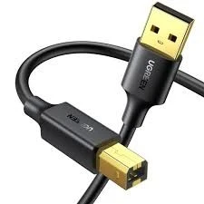 UGREEN USB 2.0 Type-A Male to Type-B Male Printer Cable 1.5m – Gold-Plated
