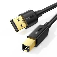 UGREEN USB 2.0 Type-A Male to Type-B Male Printer Cable 5m – Gold-Plated (US135 / 10352)